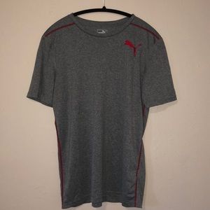 MENS M PUMA ATHLETIC TOP (Gray)